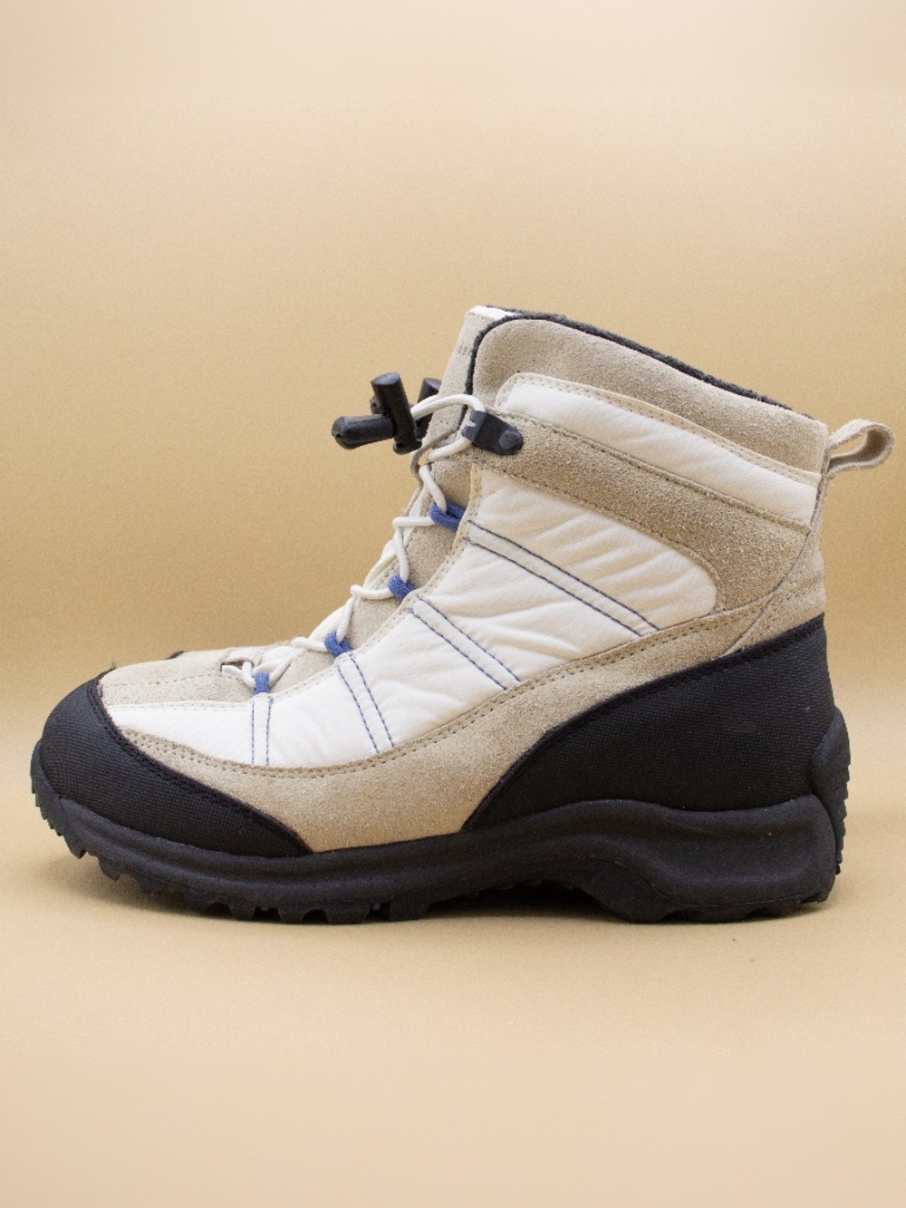 Lands' End White Black Extreme Squall Snow Boots 34688 Women's Size 7.5 B